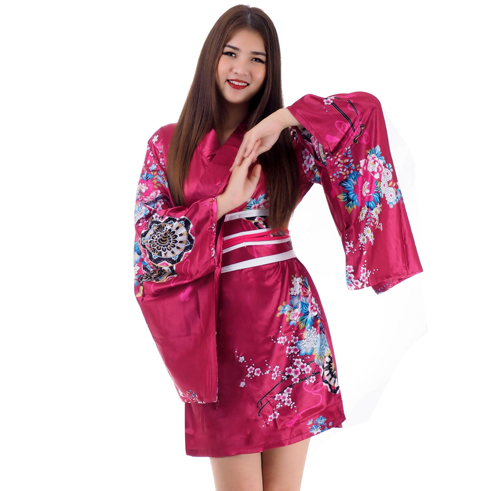 Sakura Asien Kimono Geisha Princess Kurzer & aus Asia Damen Fashion | Mode | of